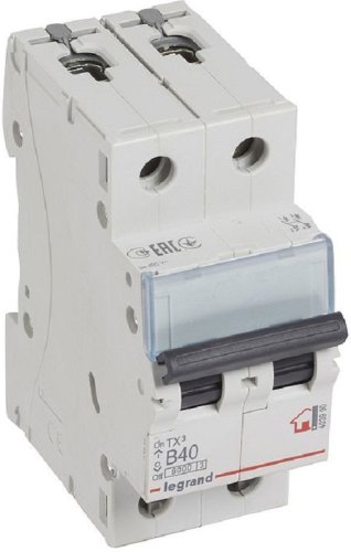 Выключатель автоматический Legrand TX3 6000 2п 40А B 6кА картинка